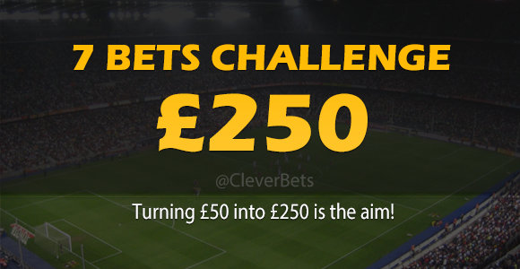 CleverBets's tweet photo. 🔥 Bet 2 of our £250 Challenge has been posted!🔥

Can we complete it FOUR TIMES IN A ROW!?! ✅

£636 PROFIT in 4 attempts so far!

Bet 2 returns approx. £117! ��️💰

See &amp; join in @
https://t.co/AIN1LLaT71 👈 https://t.co/85j1fhhtyg