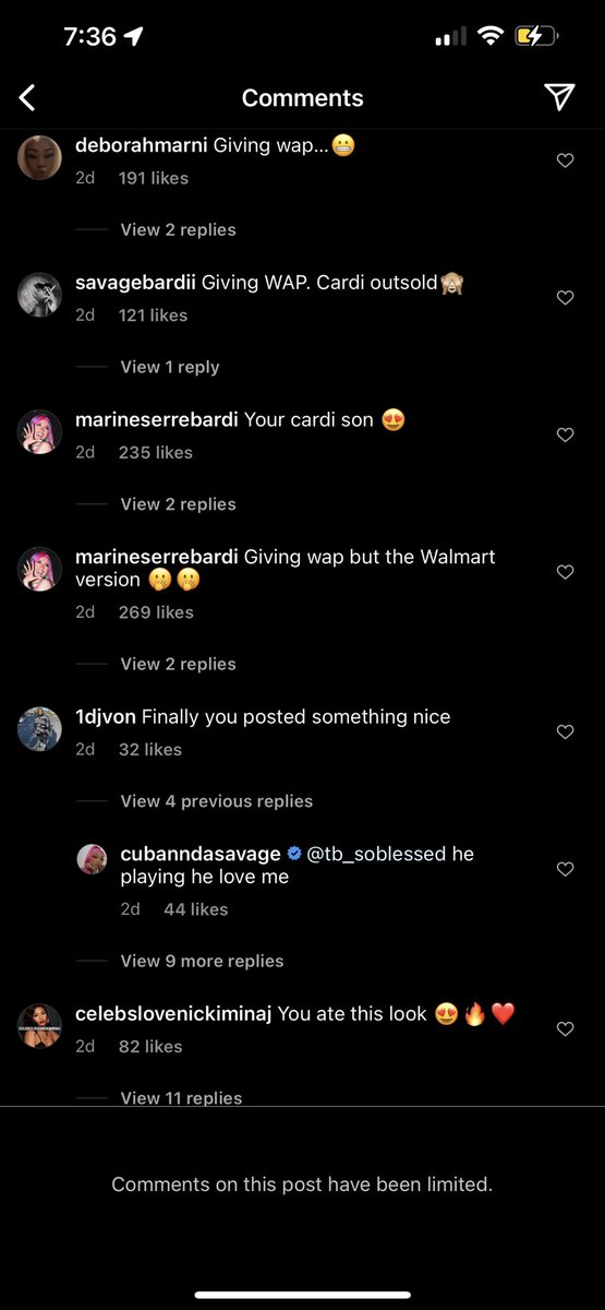 How you woke up and chose violence and STILL got yo ass beat over the internet 😭😂 y’all somebody said she Cardi son I’m DONE😭😂😂😂 comments “limited”.😂😂