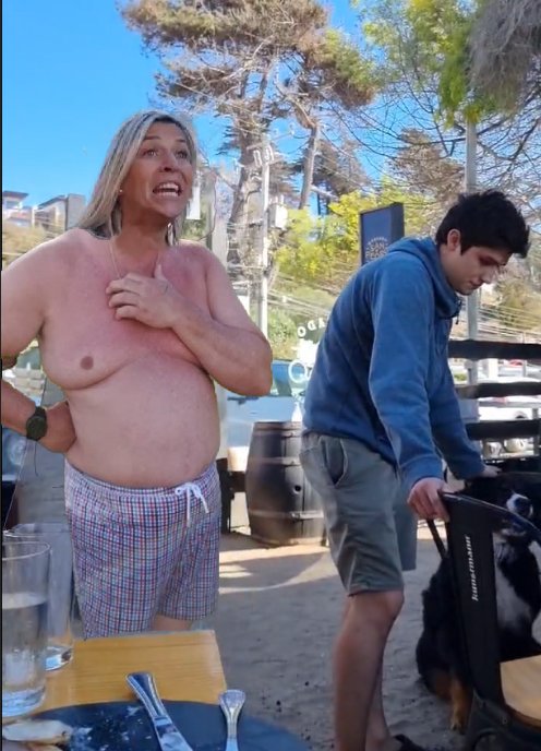 No sé quién hizo esto con la doña que se cree dueña de #Maitencillo, pero llevo media hora riéndome