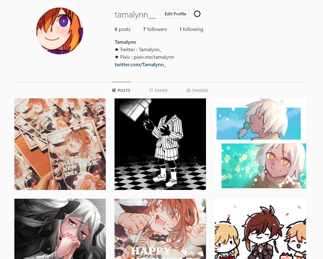 I have ig account now! 