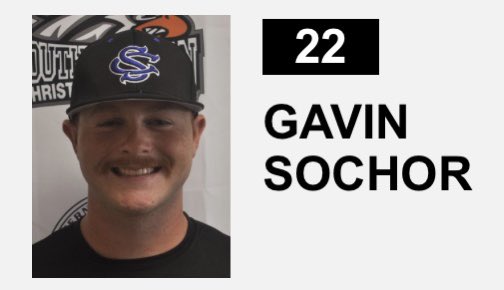 Next up is #22 Fr. RHP Gavin Sochor (<a href="/gavinsochor/">Gavin Sochor</a>).
Sochor enters his first season in an Eagles uniform after transferring from Redlands CC in OK.

#PlayHardHonorGod