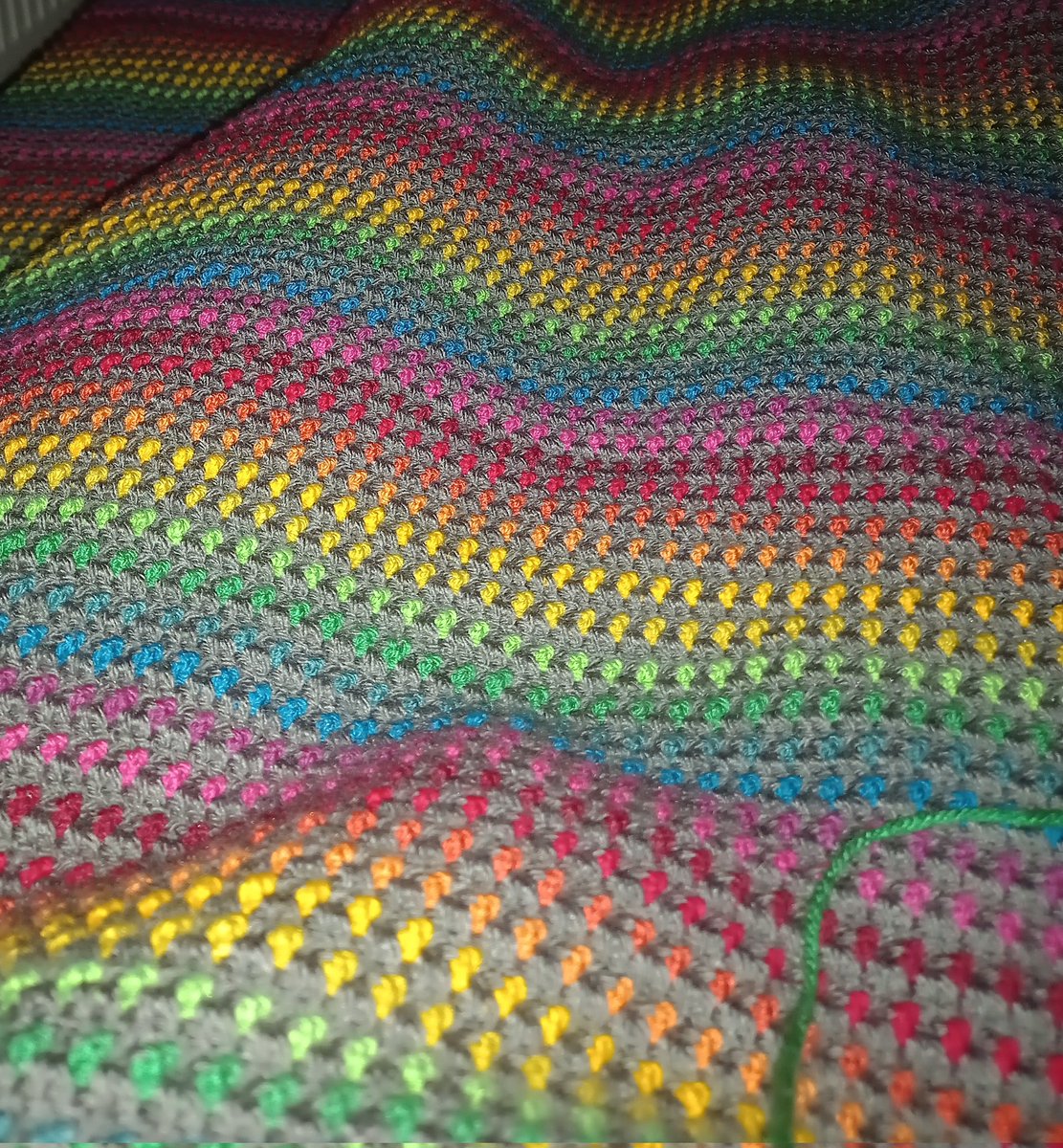 My blanket is all done. Just needs to be washed and isolated ready to give to patients at <a href="/GWH_NHS/">Great Western Hospitals NHS Foundation Trust</a>. <a href="/Dr_N_Wiggins/">Natasha W</a> <a href="/doctor_oxford/">Dr Rachel Clarke</a> <a href="/louknight_/">Louise Knight</a> @hellie66