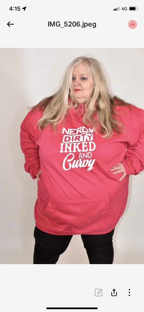 I know double denim is a no-no. How do we feel about double slogans? Tee and hoodie from the fabulous <a href="/topsycurvyplus/">Topsy Curvy</a> #WhatFatGirlsReallyWear #WeWearWhatWeWant