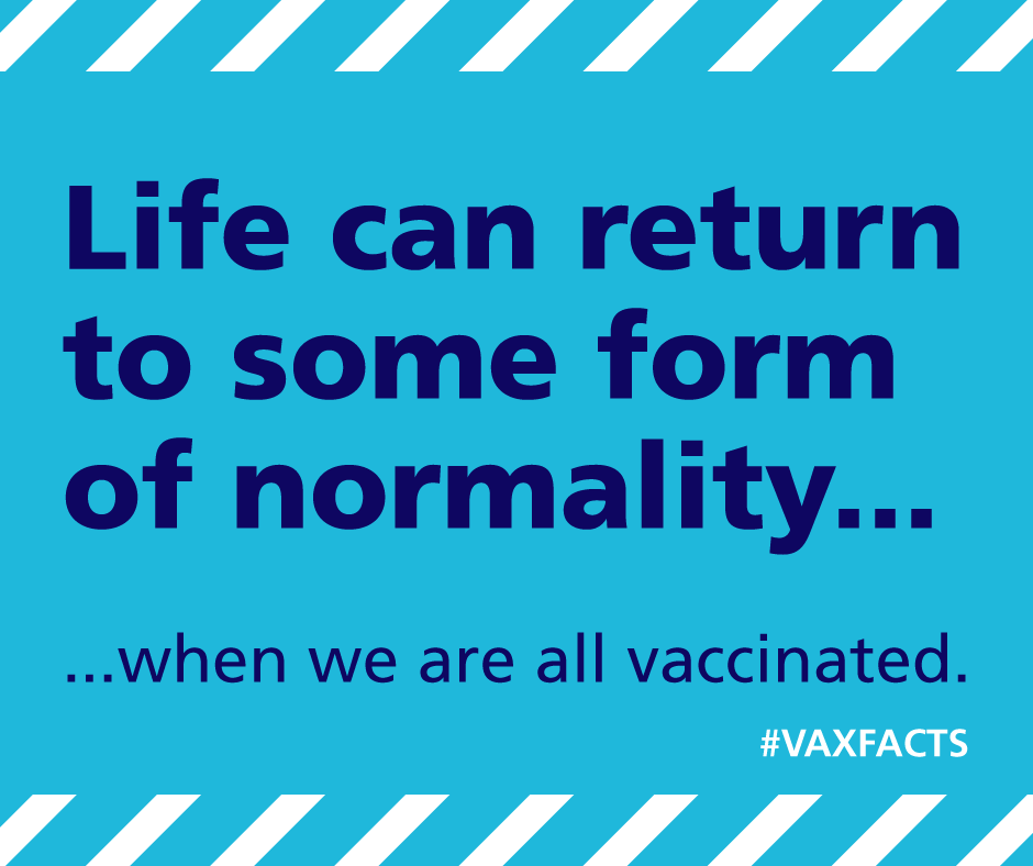 We’re all ready to return to life as normal. One of the ways we can get there is by getting protected against COVID-19. Don’t wait until it’s too late. Get vaccinated and help us get to normality quicker.

Still unsure? Get the #VAXFACTS here: norfolkandwaveneyccg.nhs.uk/news/427-get-y…