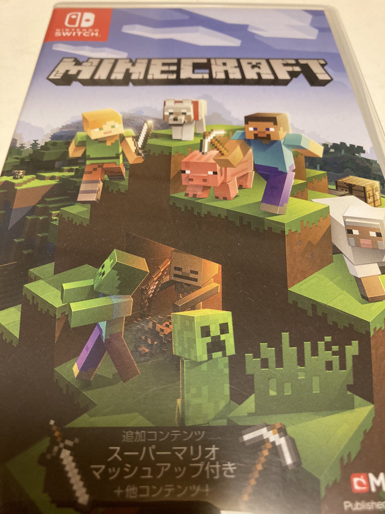 シン イチsun お年玉でswitch マインクラフト を購入した次女 Lv 10 父はgbカラー バイオハザード外伝 をプレイ おも怖いです Minecraft マイクラ マインクラフト バイオハザード ゲームボーイ レトロゲーム お年玉 Switch