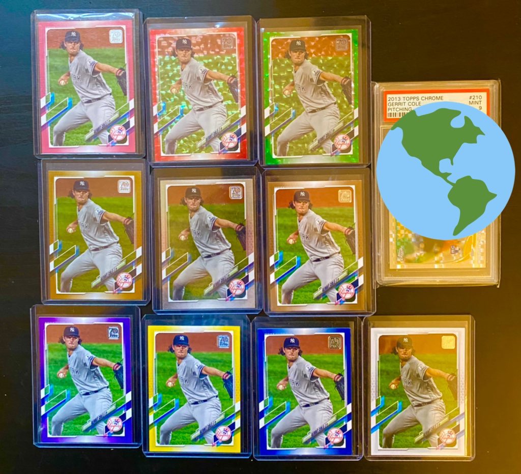 RT @Piotrs_Cards: Gerrit Cole 2020 rainbow starter lot $55 shipped obo @HobbyConnector @sports_sell https://t.co/VivDIQwmP0
