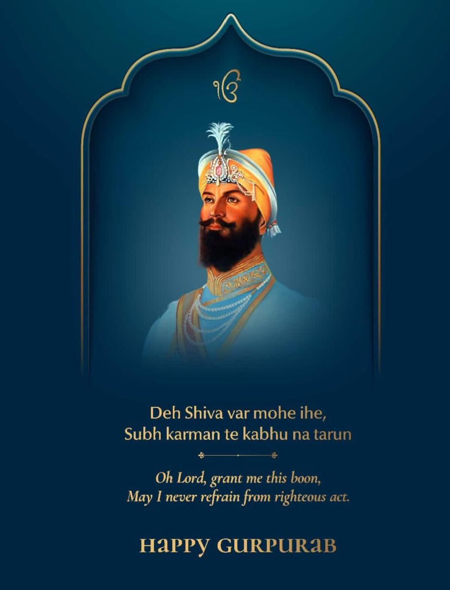Pinks_Mudher's tweet photo. Waho Waho Gobind Singh Aape Gur Chela 🙏🏽💙🤍

Happy Gurpurab https://t.co/cc5UUM5Fij