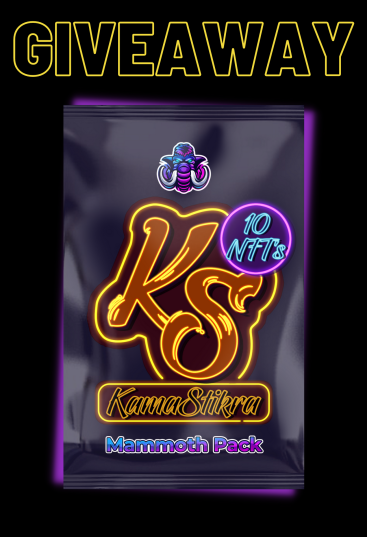 Happy Sunday everyone! 
I will be putting out a series of Tweets between now and next Sunday (16/01)
All the top engaging people that, Like, RT and comment will be entered in to a draw to win a <a href="/MammothMythics/">Mammoth Mythics</a> Kamastikra pack worth $25! #NFTGiveaway #NFTCommumity