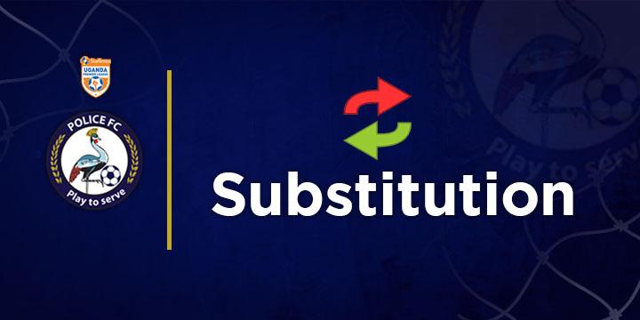 66'| (0-0) First substitution for The Cops. HERMAN Waswa ON || MUWADA Mawejje OFF #WeAreCops #POLAHSC #StarTimesUPL