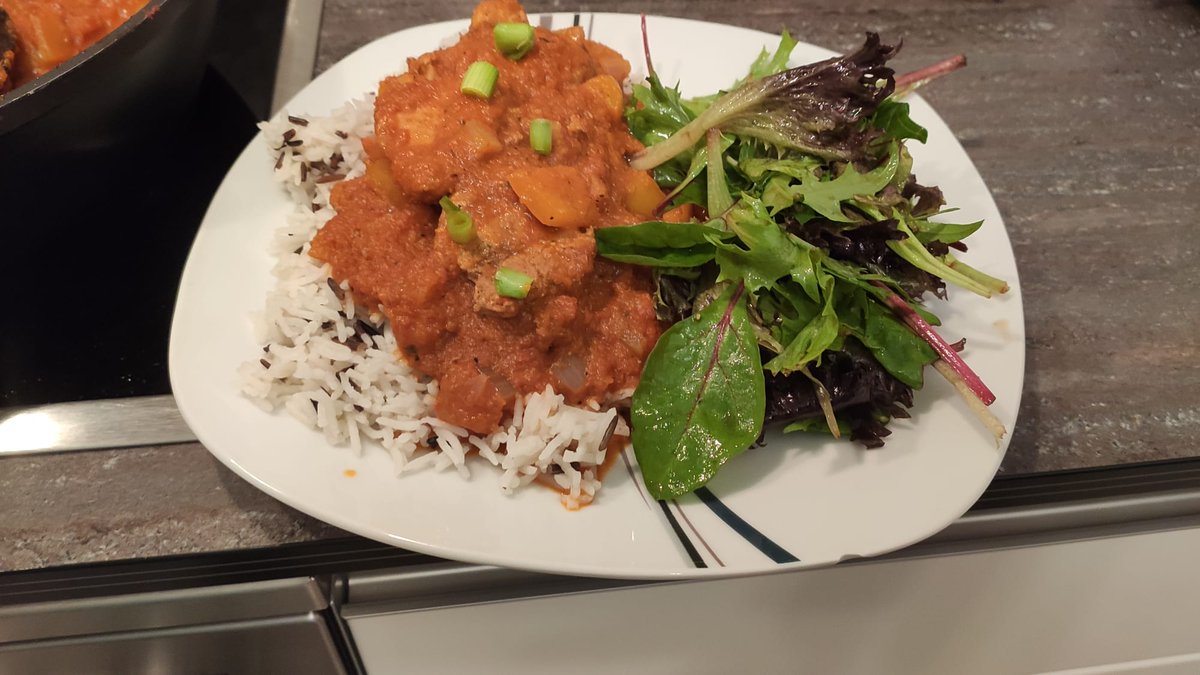 Wir haben gestern Abend wieder gekocht. 👩‍🍳