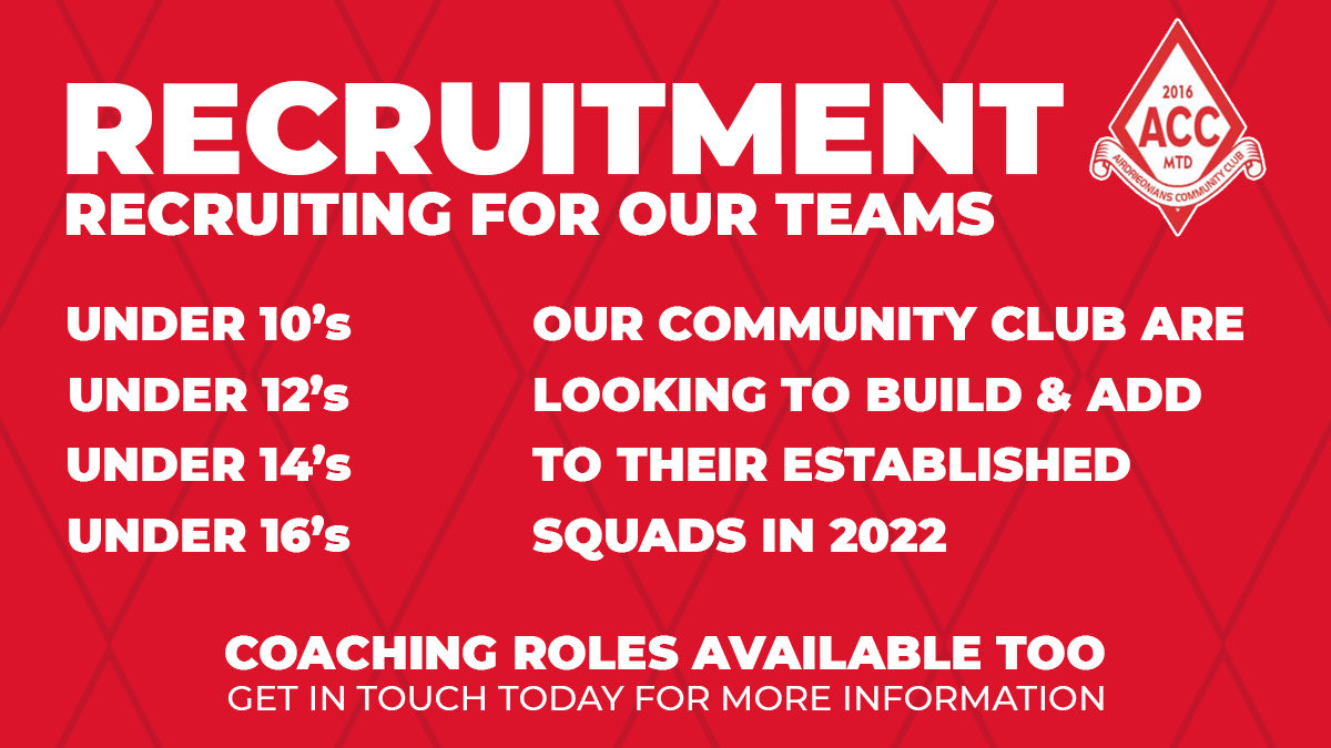 Our well established club, who provide a player pathway to Airdrie Ladies Fc are looking to recruit for the upcoming season ⚽️

In particular, girls for u14 and our new u16 team. We are even recruiting coaches for all levels

Message for more info 📩♦️⬇️

#weareairdrie