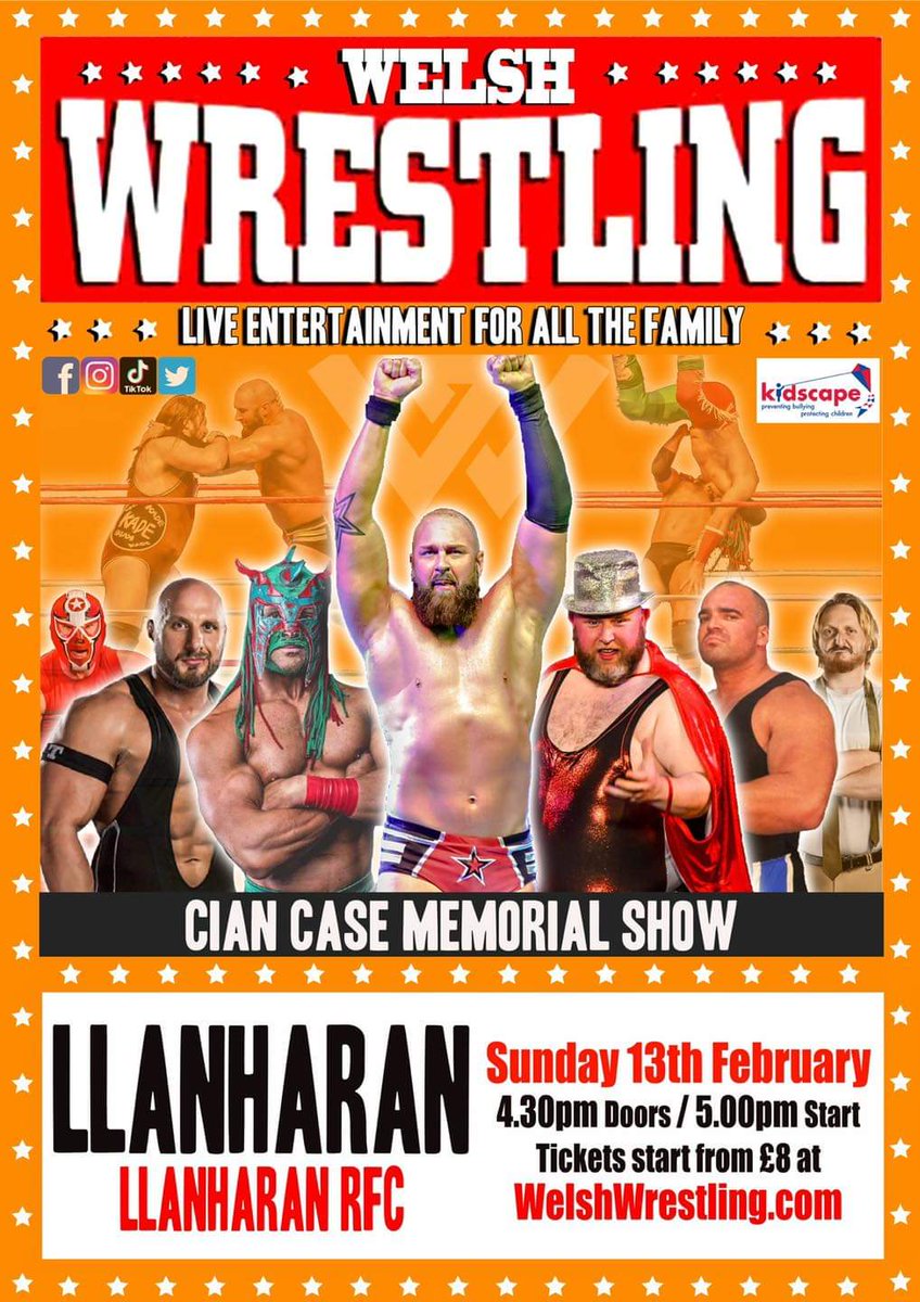 Welsh_Wrestling's tweet image. Welsh Wrestling are proud to announce the return of the CIAN CASE MEMORIAL SHOW!