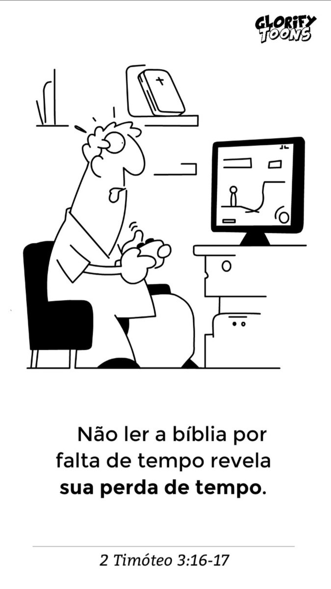 Saiba escolher suas prioridades.
#glorifytoons #deus #Biblia