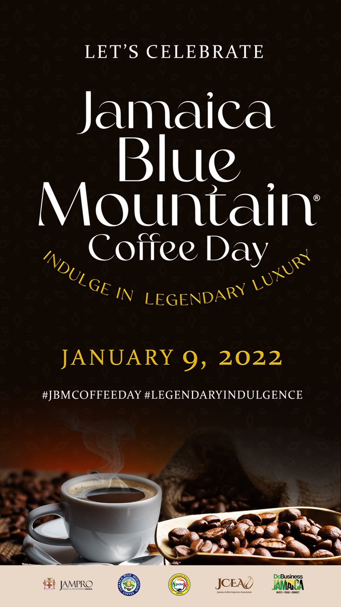 CafeBlueJA's tweet photo. It's time to indulge in the taste of
luxury!
Join the Jamaica Blue Mountain Coffee Day global celebrations today with a cup of the world's finest brew.
Head to the link below for more information!
https://t.co/mi5hhpiBK8
#JBMCoffeeDay #LegendaryIndulgence #JBMCoffee
#Jamaica https://t.co/9KjLkqaWle