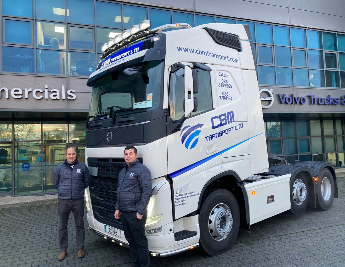 Not a bad day in work for <a href="/vasimicle/">Vasi Micle</a> who for his #FeelGoodFriday got to collect our brand new <a href="/VolvoTrucks/">Volvo Trucks</a> FH from <a href="/IrishComms/">Irish Commercials Volvo</a> #VolvoTrucks #VolvoFH #NewTruck