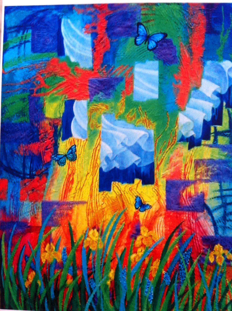 lakedolphin's tweet photo. Oil and acrylic on canvas Summertime https://t.co/nK0pYQSR1N