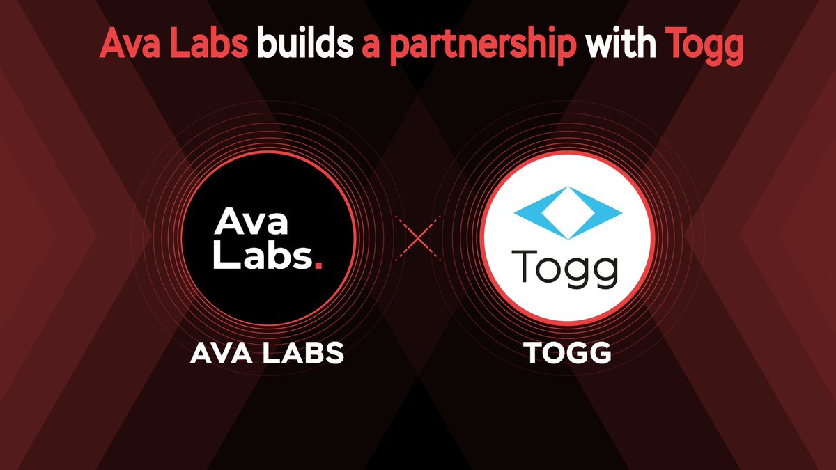 HYPERDailyTK's tweet photo. 🤝@avalabsofficial builds a partnership with @Togg2022

👍Towards to fast-track Togg’s Use-Case Mobility initiative, which involves producing cars with more functionalities as compared to traditional EVs

Read: https://t.co/L9yC5Co5jz
@avalancheavax #Avalanche $AVAX https://t.co/9Rfa5Q3pW4