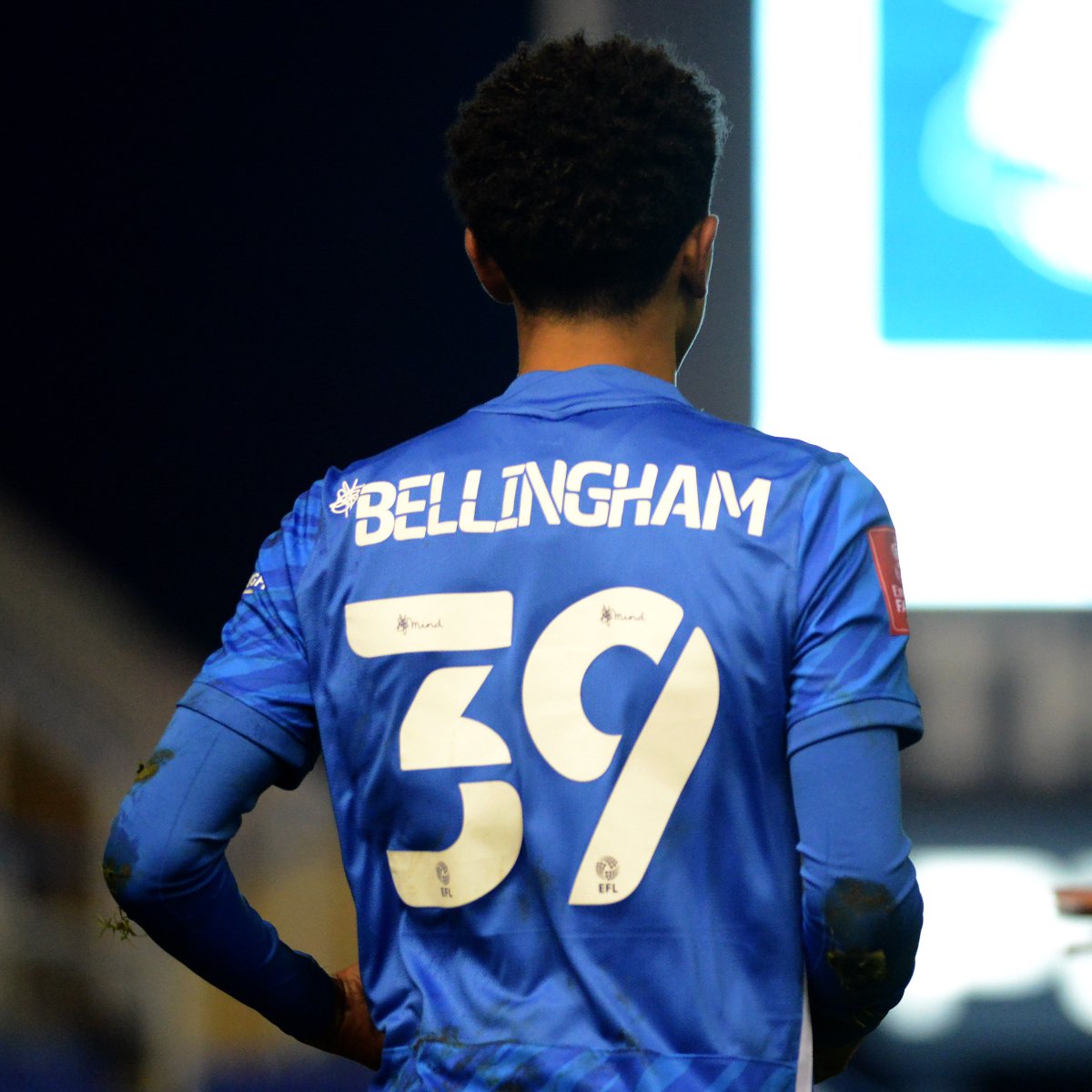 BCFC's tweet photo. A day to remember for @j_bellingham. 💙
#JB39! 💫 https://t.co/ZDAHomA937