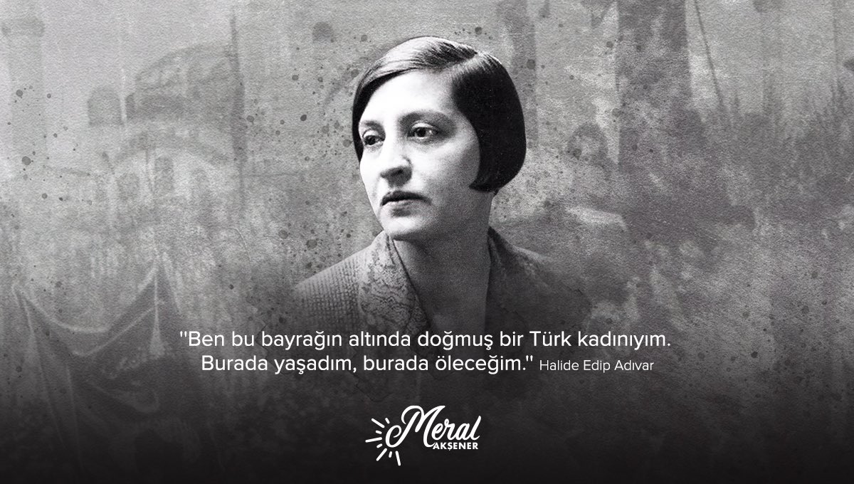 Kaleme aldığı eserleriyle milletimizin bağımsızlık mücadelesini ölümsüzleştiren,
 
Kurtuluş Savaşı'mızın kahramanlarından #HalideEdipAdıvar'ı vefatının yıl dönümünde saygı ve rahmetle anıyorum.