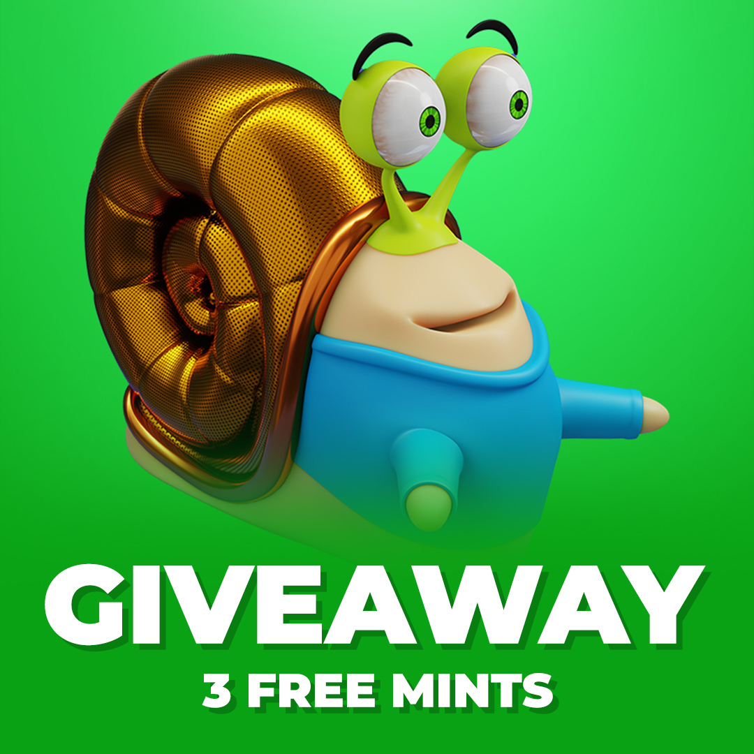 🎁Giveaway!🎁
🐌3 free mints🐌

Tasks:
1️⃣ Retweet &amp; Follow <a href="/CrazySnails/">CrazySnails</a>.
2️⃣ Join Discord discord.gg/UKU2fZK5.
3️⃣ Follow our Instagram instagram.com/crazysnailsnft/.

Good luck! 🐌
#CrazySnails
#NFT #NFTGiveaway #nftart #NFTs #NFTGiveaways #NFTdrop #nftart #NFTCommunity #NFTdrop