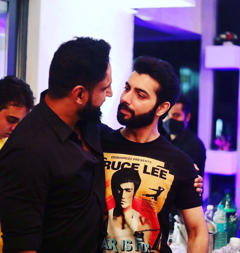 Happy birthday mere bhai, love u bhai @sharadmalhotra009 .. 
This is the your last birthday party pic, my favourite one… 🤗🤗🤗 
#sharadmalhotra 
#birthday #brother #godblessyou #happy #gratitude #brotherfromanothermother