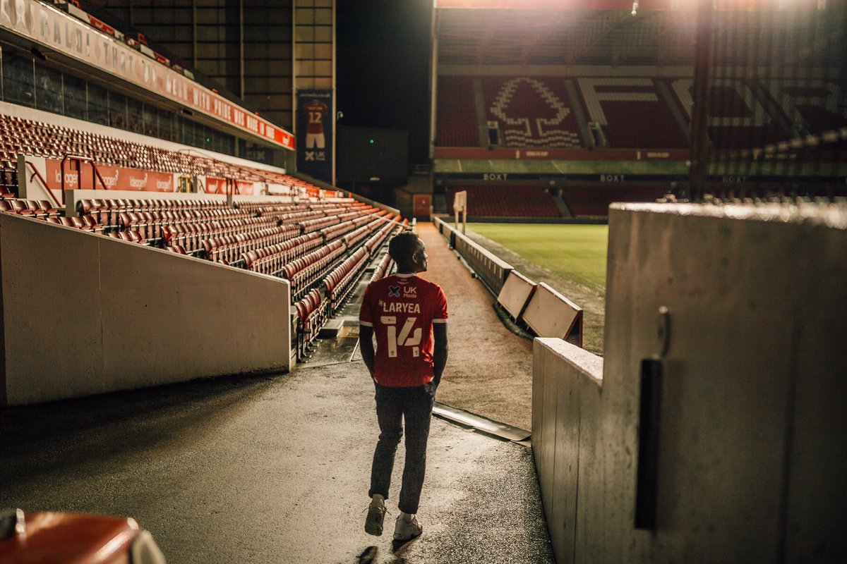 Ready to get to work! Can’t wait to see all you fans at City Ground tonight. COME ON YOU REDS! 🤩💪🏿
