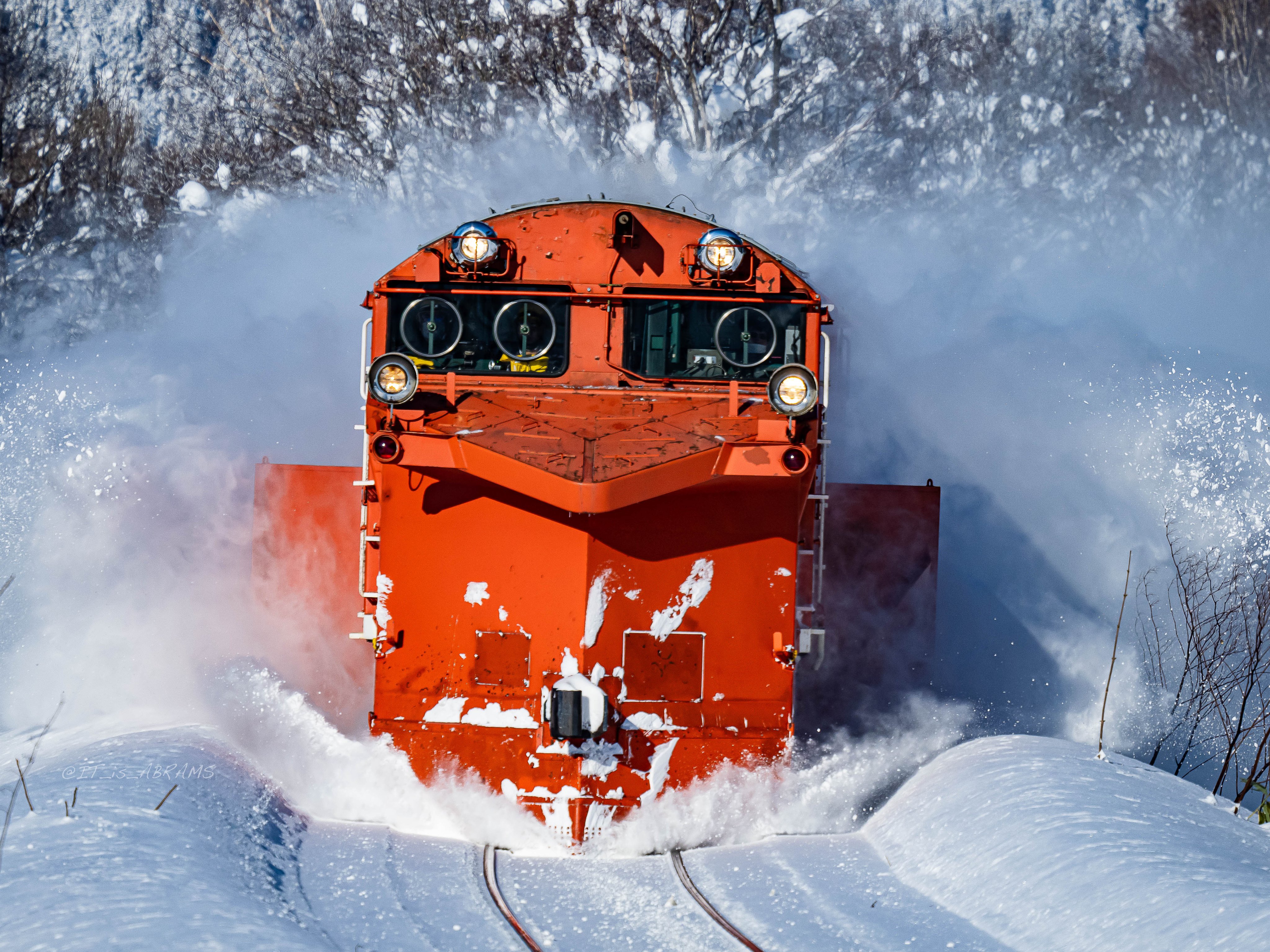 エイブラムズ 雪晴れ 22 1 6 雪372レ De15 2521 宗谷ラッセル T Co Reb3f7mp7h Twitter