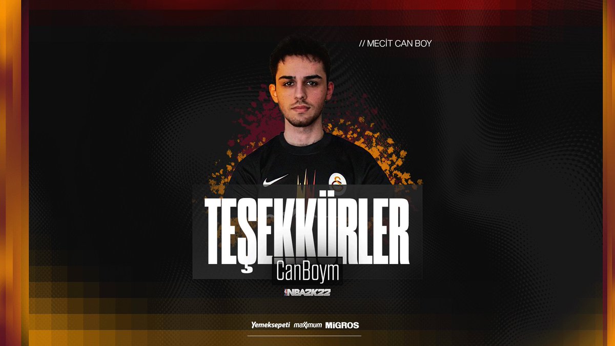 Uzun süredir NBA 2K takımımızın formasını terleten ve birçok başarı elde eden oyuncumuz Mecit Can "CanBoym" Boy ile yollarımızı ayırmış bulunmaktayız. Bugüne kadar verdiği tüm emekleri için teşekkür eder, kariyerinde başarılar dileriz.
