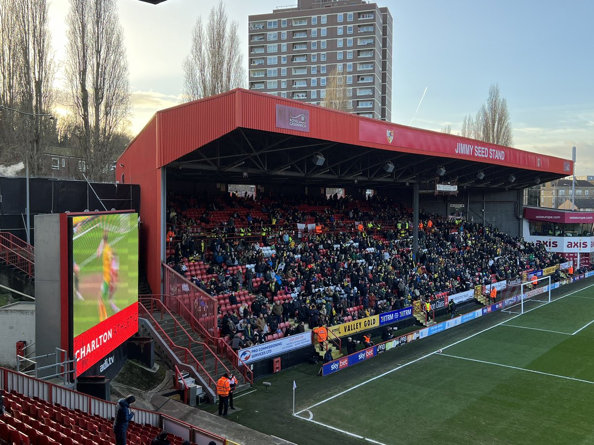 aaronflan's tweet photo. Elite level shithousery from Charlton, who at half-time show Norwich fans extended highlights of the day they got relegated from the Championship in 08/09 https://t.co/ajbydK8oZU