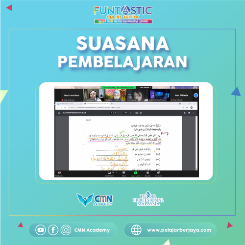 CmnAcademy's tweet photo. Fokus betul adik-adik kita belajar Bahasa Arab UPKK dengan Ustazah Zuliati. Kalau adik-adik nak rasai keseronokkan belajar dengan Class Funtastic, jom join kami 😉

Nak belajar Bahasa Arab dengan cara yang seronok? Meh kami bantu 😍 
Klik je 👉🏻 https://t.co/zK5ZpZCOUH 👈🏻 https://t.co/vy9A9dGDgw