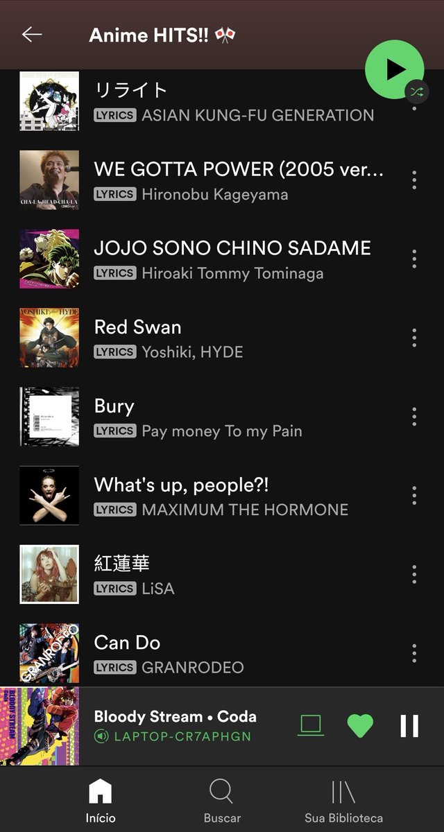 Super__Temaki's tweet photo. Precisando de uma playlist com música de animes? 🎌

Resolvido: https://t.co/p01qm33wIX https://t.co/UkVKDXoaPh
