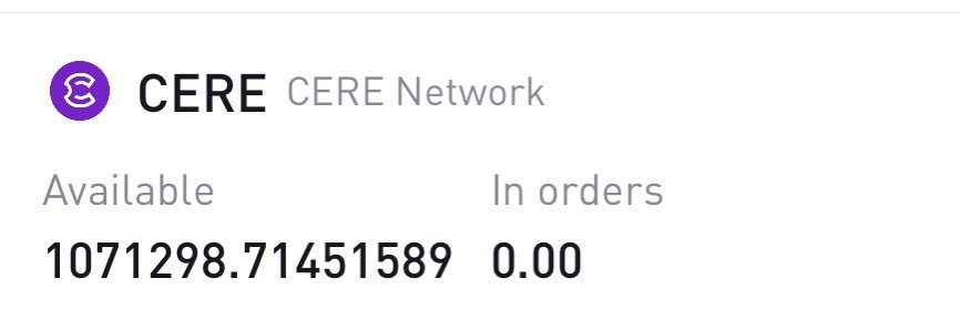 <a href="/MartijnBroersma/">Martijn Broersma</a> <a href="/0xkenzi/">Kenzi Wang</a> 

The goal of accumulating 1 Million $CERE tokens is now achieved at these insane low prices.

Now you guys do the magic, show us the power of $CERE. 

Btw, very excited about upcoming DaVinci NFT event 💪