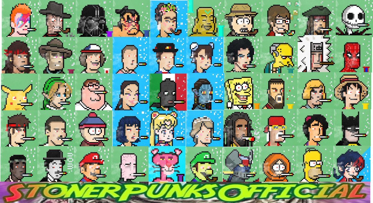 Shoutout to one of the most prolific NFT collectors <a href="/ItalianCollecto/">TheItalianCollector</a> 
We had to make a stoner of you to show our respect✊

Can you spot him out of the 50 hand crafted stoners for <a href="/StonerPunksNFT/">StonerPunks-ⓥNFTs</a>’s drop today?👀

Join the discord for more info discord.com/invite/3YBHZBU…

#NFT $VET