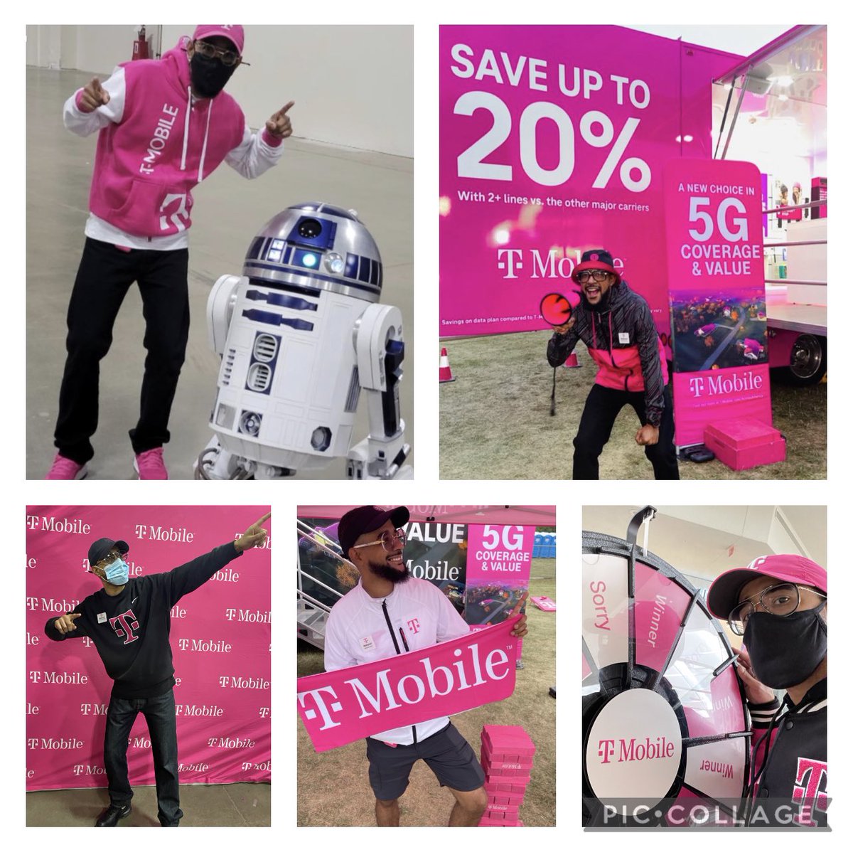 Twitter family I just wanna give a big MAGENTA kudos to our very own Truck Associate Manager @NateHenegar who always look forward to the new Magenta gear every quarter and always find a way to stay stylish while leading the charge on our truck! 🚛💨@TMobileGear  #TruckLife