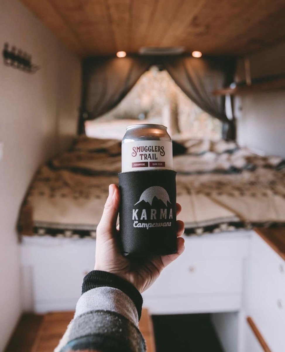 Where will your Karma take you in 2022? Jot down those goals and intentions. Call a long lost friend. Be better to yourself. Peg a date in the calendar. 🗓 This year is YOUR year. ❤️ 

📷 Our friends <a href="/SmugglersTrail/">Smugglers Trail Caskworks</a> in Langley, BC. Go see them! 🍻 

#karmacampervans #vanlife