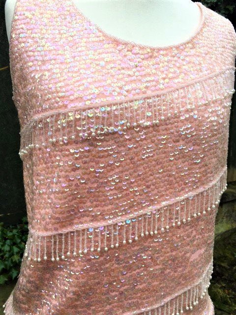 ginminvin's tweet photo. Fab #1960's #Mod #Go-Go #Beaded #WoolTank https://t.co/vIoA7kVfIm Vintage Beaded #EveningTop, Pearls, Beads and Sequined Top.Disco Top.Sparkly Pink Top https://t.co/D0o2FQUM0B https://t.co/sFUI97y7XL