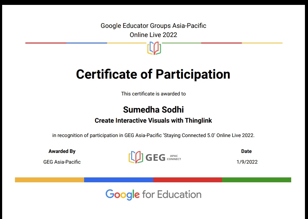 sodhisumedha's tweet photo. Thankyou @kaushalsen_15 for an enriching session on @ThingLink_EDU Me and my son @SodhiSahej attended on our smart TV to have a #learningfeast over dinner.Keep inspiring always @GEGDelhiNCR #GEGAPAC #SundayLearning https://t.co/KQN7nv83sN
