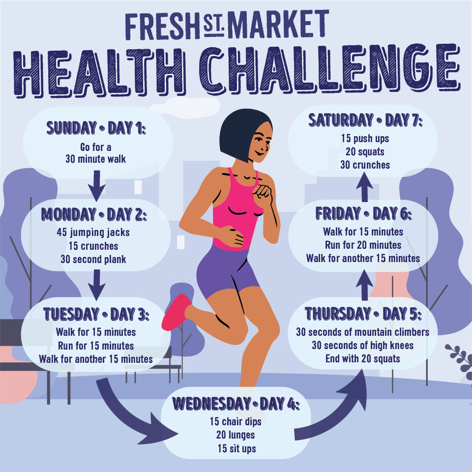 The new year gives us a clean slate to get back to our health goals after our much deserved break over the holidays. Try out our Health Challenge!