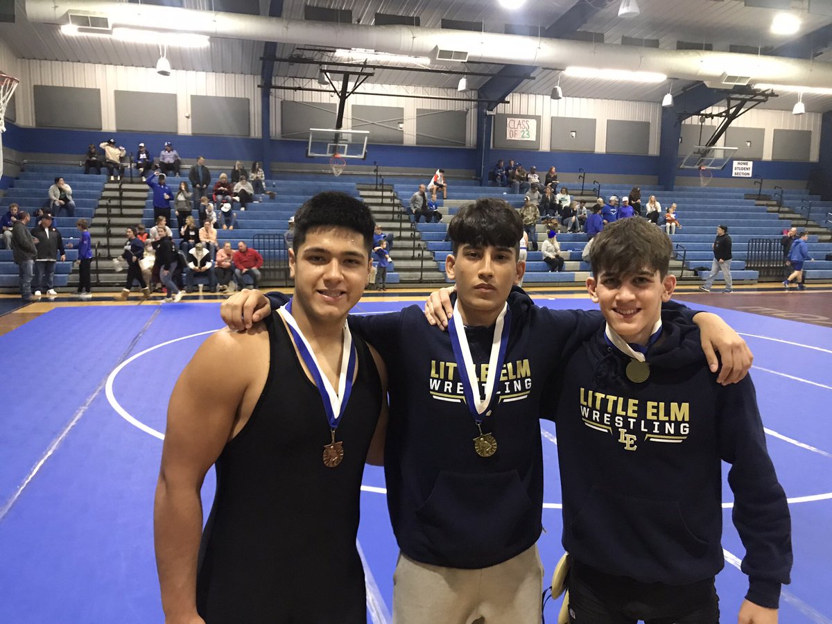Isaiah Hernandez, Shreyash Mittra, and Brandon Kirk brought back medals for Little Elm!
