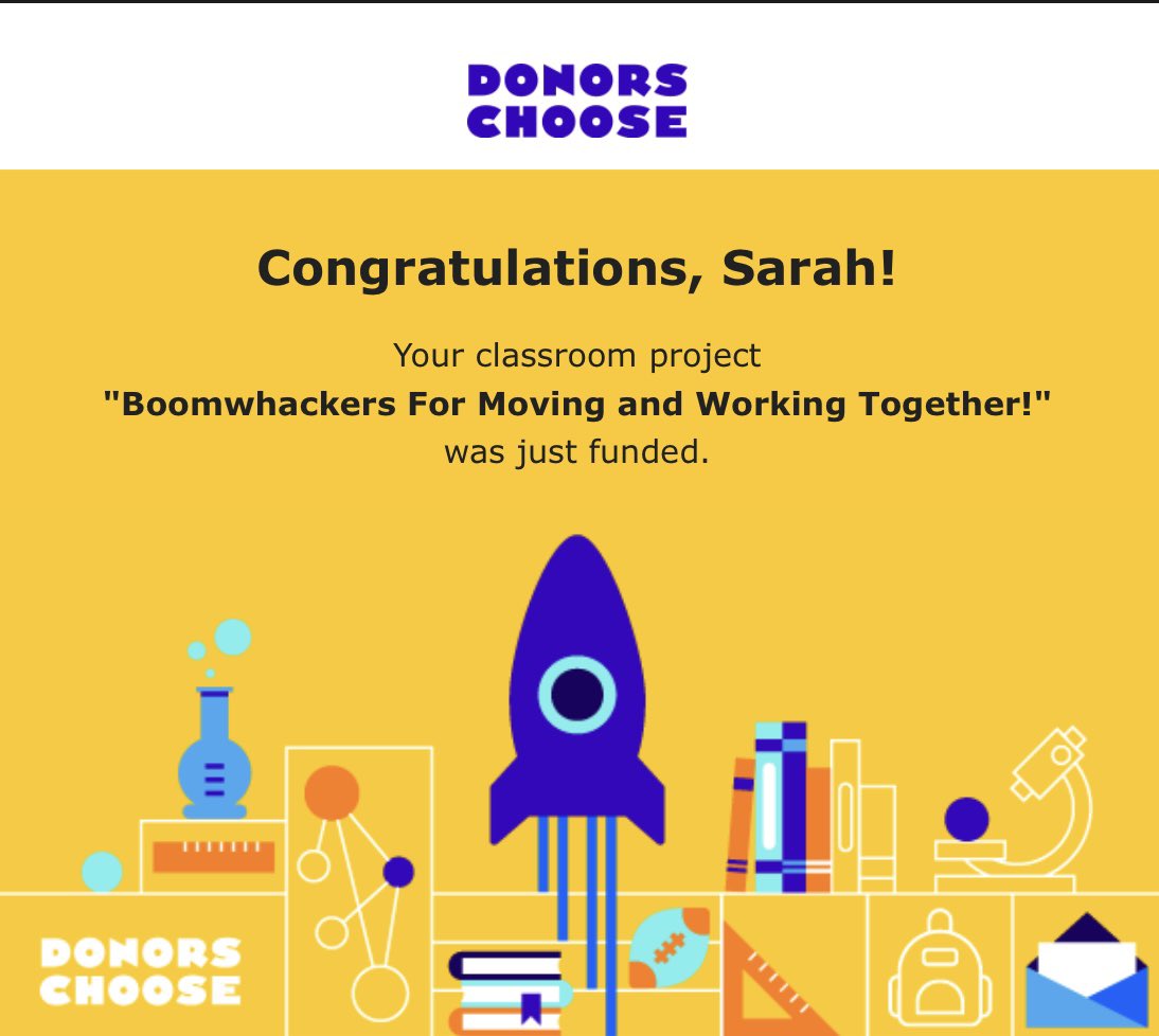 BIG weekend at Florosa Elementary School!! We got not just one but TWO projects funded for the music room! Thank you <a href="/DonorsChoose/">DonorsChoose</a> and <a href="/PandaExpress/">Panda Express</a> for the opportunity to get the instruments we need in the music room!! Panda Express matched donations so every dollar was doubled!