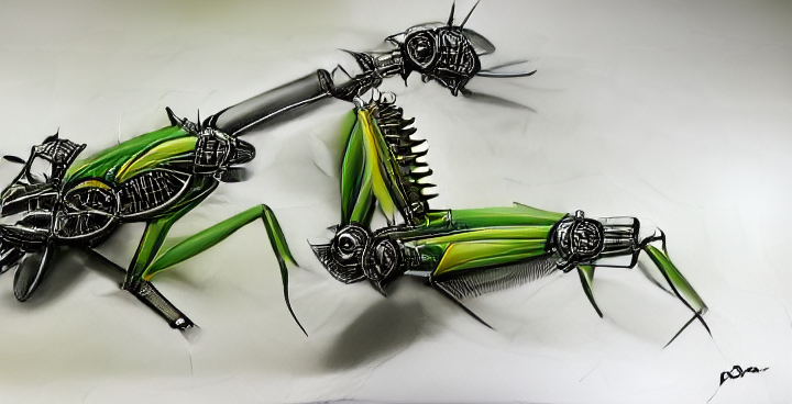 DigitalBrains4's tweet photo. #VQGAN #AIart #generativeart #clip #digitalart 
on a mechanical animal kick https://t.co/eSZLPIWvrK