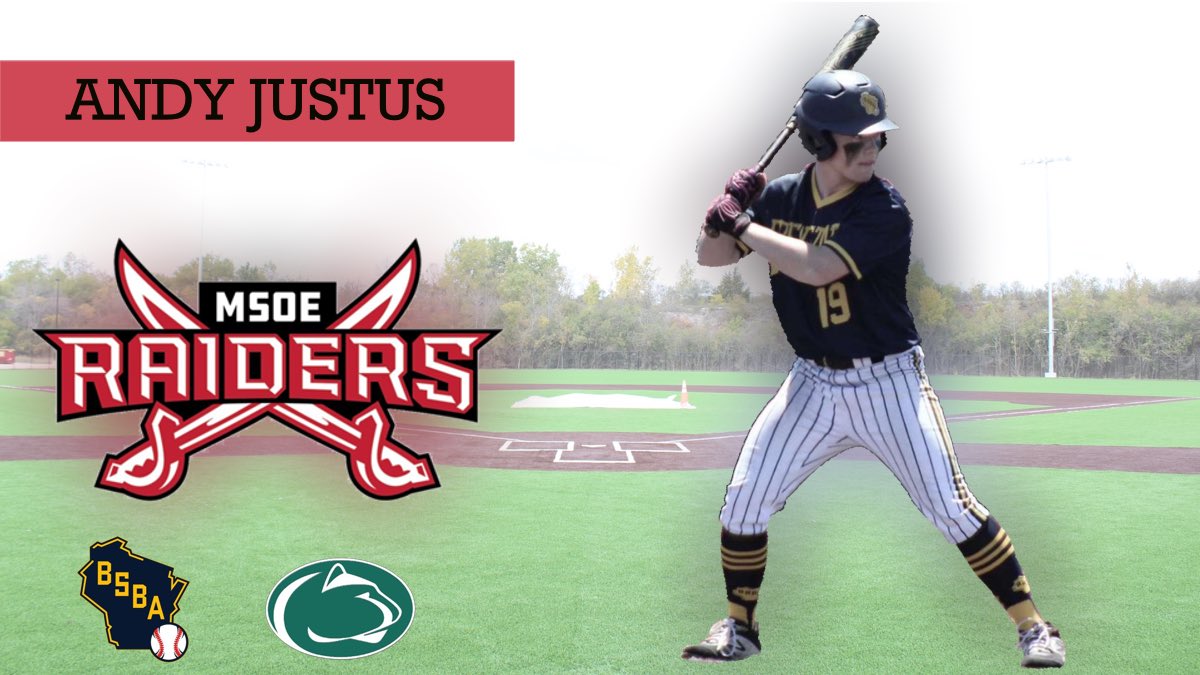 Andrew Justus (@andrew_justus19) on Twitter photo I am proud to announce that I will be continuing my academic and athletic career at Milwaukee School of Engineering! I would like to thank God, my parents, coaches, teammates and anyone who has helped me along the way! @flipssuwm0402 <a href="/MSOE_Baseball/">MSOE Baseball</a> I am proud to announce that I will be continuing my academic and athletic career at Milwaukee School of Engineering! I would like to thank God, my parents, coaches, teammates and anyone who has helped me along the way! @flipssuwm0402 <a href="/MSOE_Baseball/">MSOE Baseball</a>