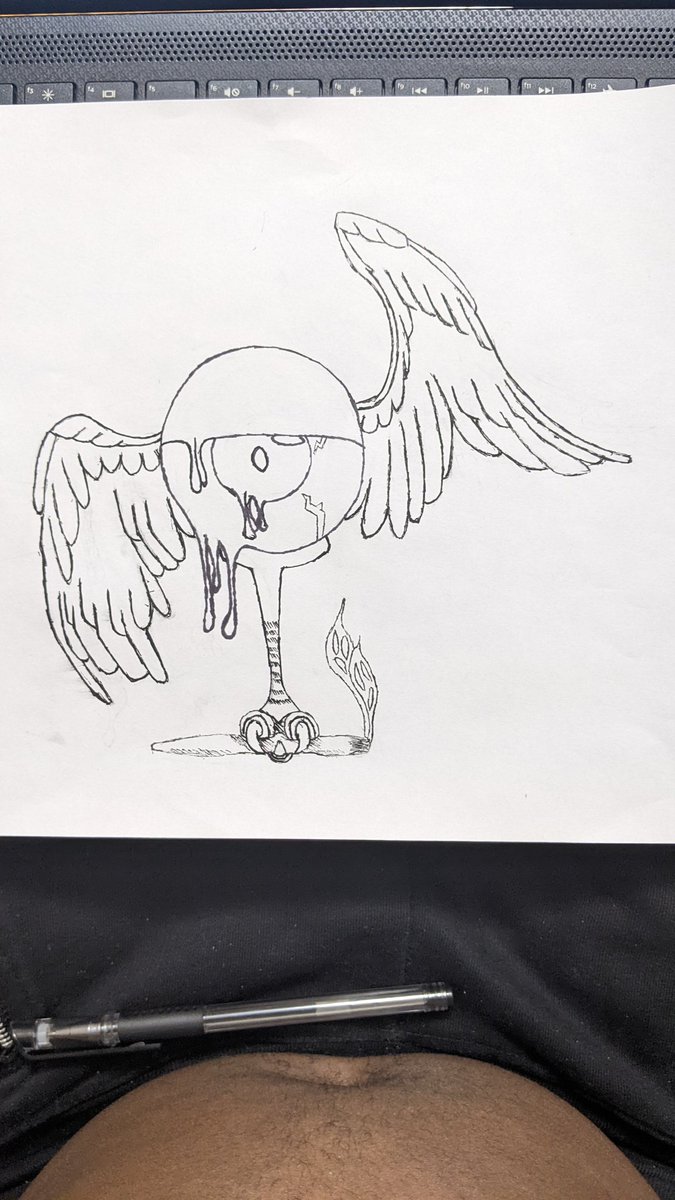 BlackWorldBrand's tweet photo. What we working on. From the drawing to digital. Teamwork makes the dream work. Drawing by my nephew, digital transformation by me. https://t.co/kiVA36go8O