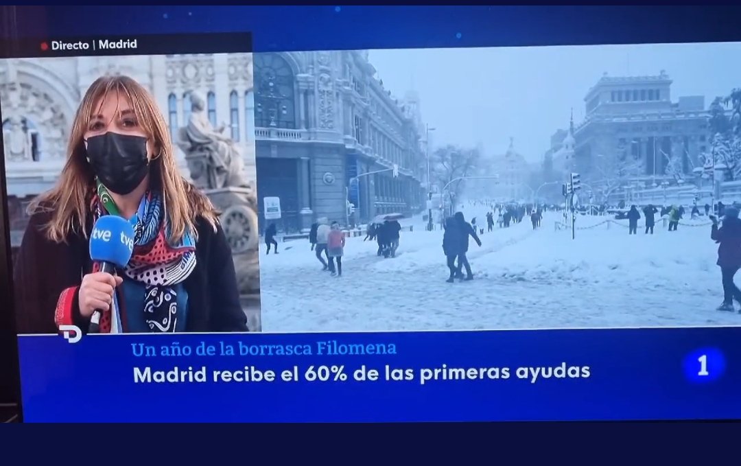 MeteoSE's tweet image. Hoy en el informativo de TVE y en horario de máxima audiencia, una periodista ha dicho que Madrid aumenta sus medios contra las nevadas debido a que, según las cabañuelas, el día 24 podría venir otra "Filomena". Luego se ha disculpado. (Abrimos hilo)