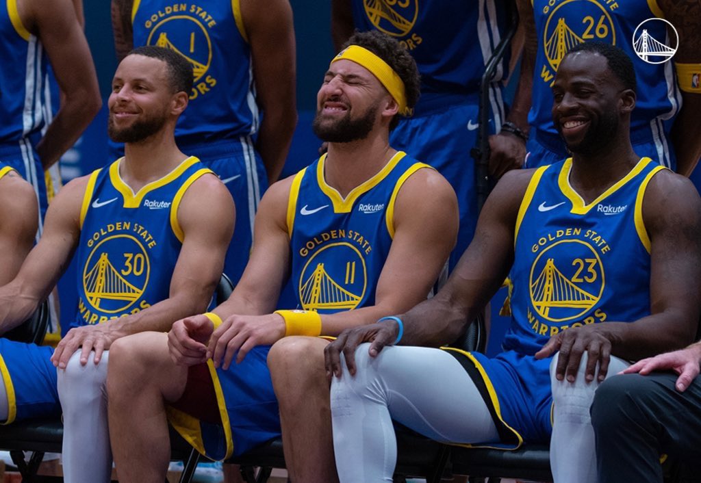 Steph Curry, Klay Thompson, and Draymond Green play basketball together today for the first time since June 2019. #DubNation #Klay941