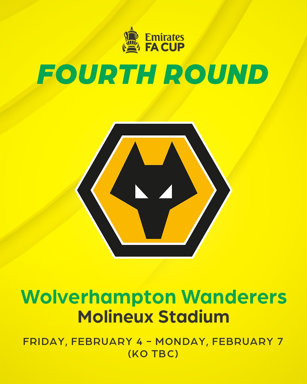 Ncfc Schedule 2022 Norwich City Fc On Twitter: "We Have Been Drawn Away To Wolves In The  Fourth Round Of The #Emiratesfacup! The Tie Is Scheduled To Take Place  Between Friday, February 4 And Monday,