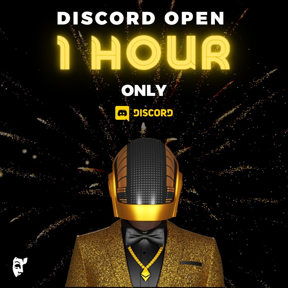 Mask Billionaire Club (@maskbillion_nft) on Twitter photo 24H over.
2500 RT weren’t reached but...
Discord is open for 1 HOUR only ⏳
1ETH to be won for one person who joins the Discord now!
🍀RT and follow us <a href="/Maskbillion_nft/">Mask Billionaire Club</a> for more chances to win🍀
Join here: discord.gg/8JTNwEFv
#NFTGiveaway #NFT 24H over.
2500 RT weren’t reached but...
Discord is open for 1 HOUR only ⏳
1ETH to be won for one person who joins the Discord now!
🍀RT and follow us <a href="/Maskbillion_nft/">Mask Billionaire Club</a> for more chances to win🍀
Join here: discord.gg/8JTNwEFv
#NFTGiveaway #NFT