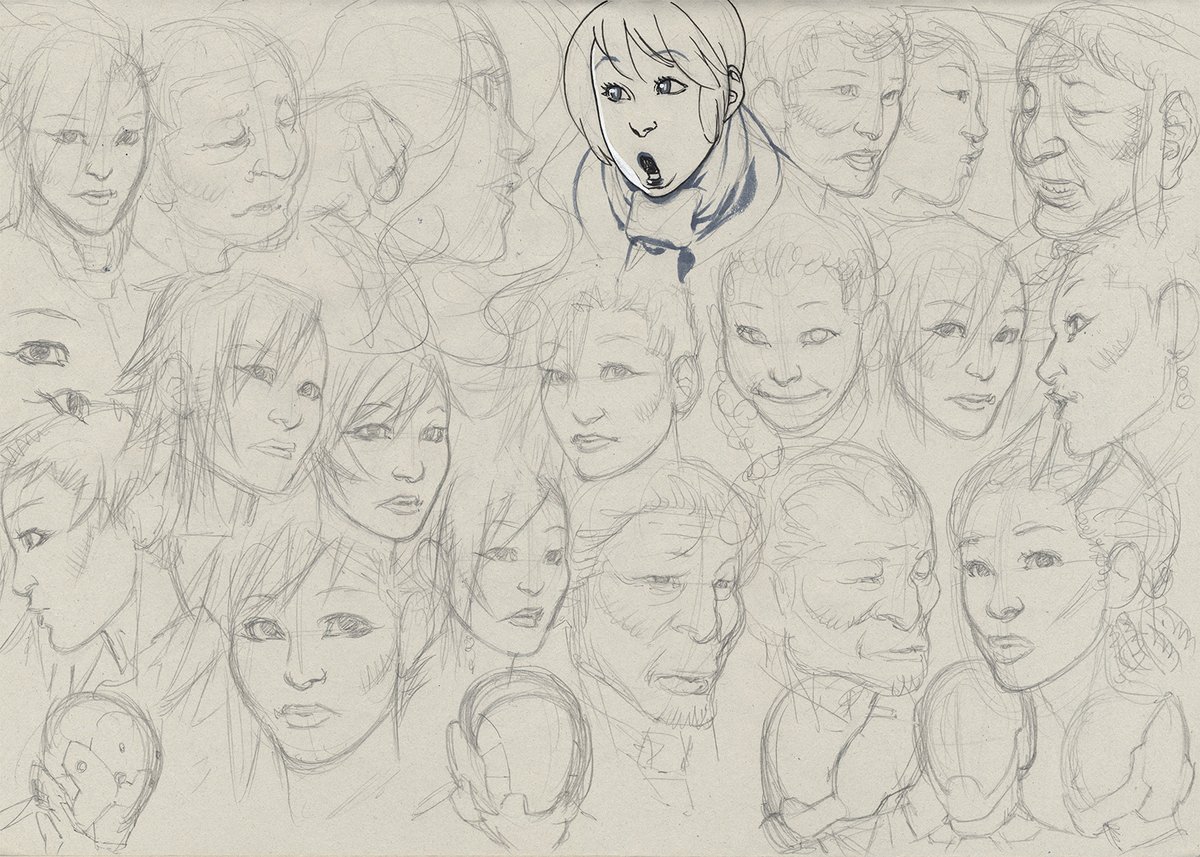 The artbook will need a ton of work to be completed, but more than half of the illustrations are already at least sketched. Here's some teasing!
Also, the kind of pages you will find in the Sketch chapter at the end of the book.
Campaign launch this tuesday, details tomorrow! 