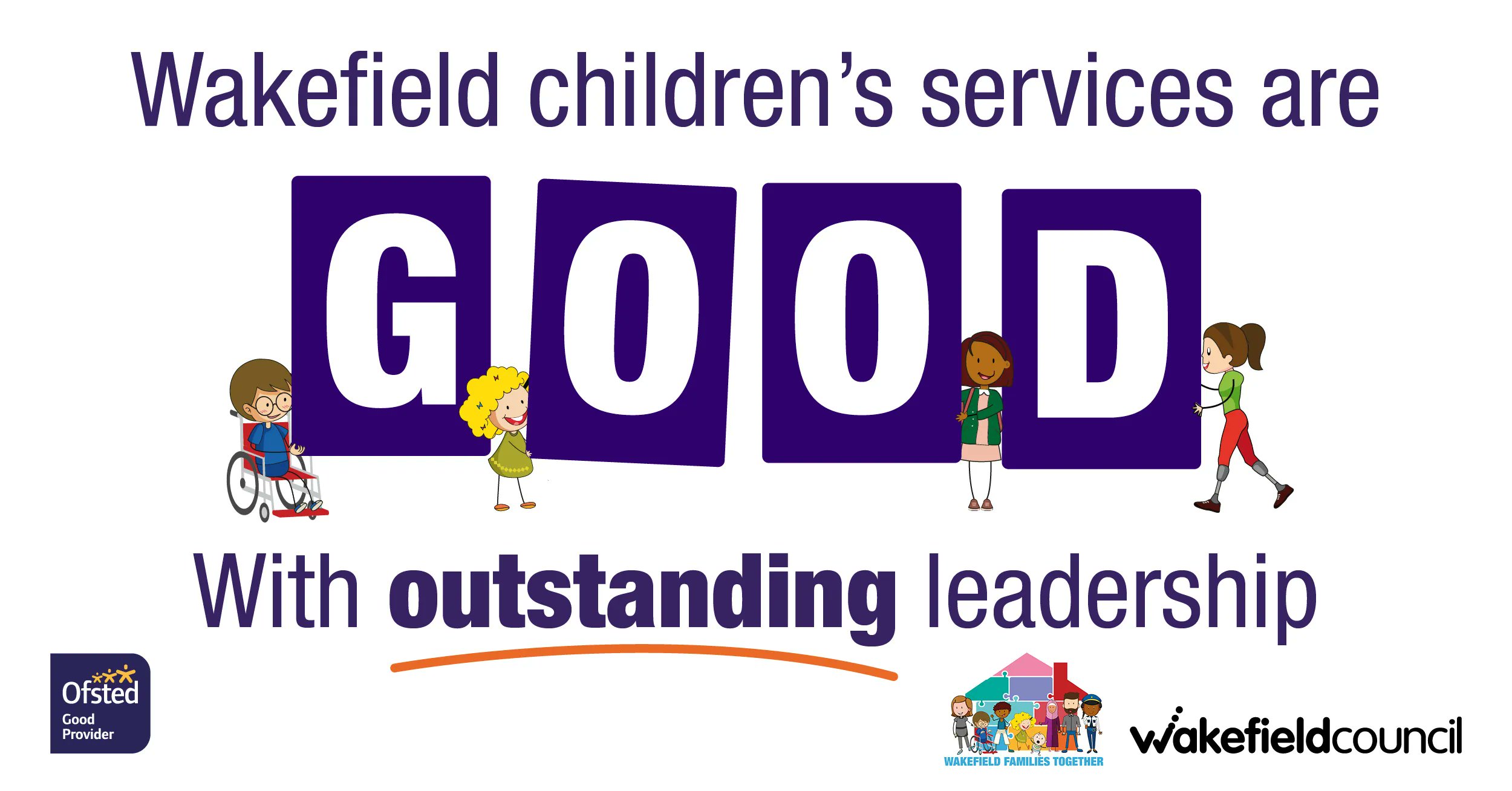 Wakefield Council on Twitter: "Ofsted inspectors have confirmed that ' outstanding' leadership has transformed Wakefield Council's children's services in just three years to 'GOOD' 💫. Read more highlights from their findings at https://t.co/yeHpQfbgEs