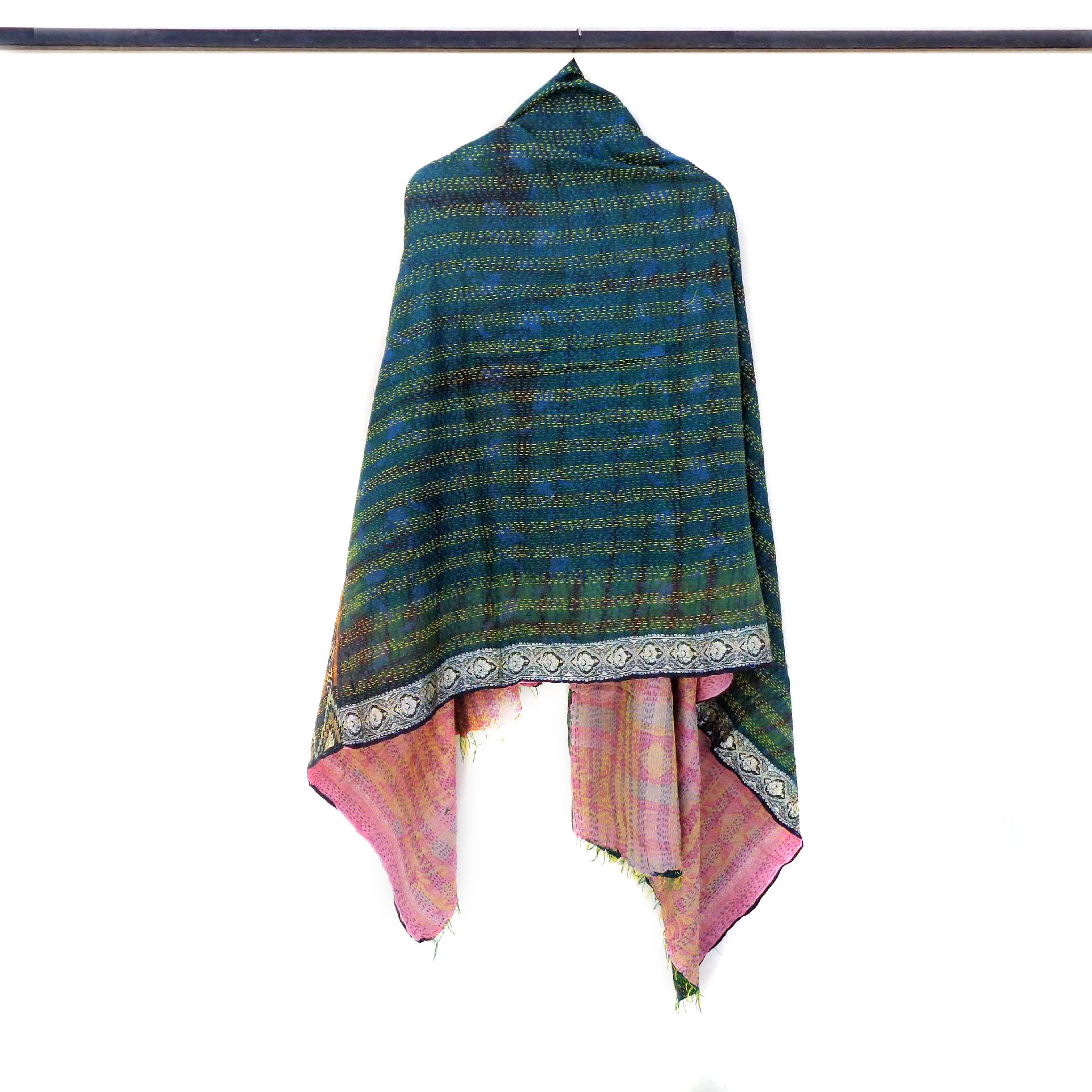 Silk Scarf Neck Wrap Stole Dupatta Embroidered Scarf Women Fashion Scarves KN24